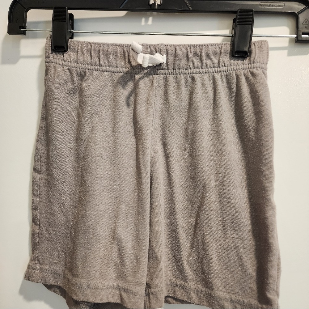 Kid's sz 4T Essential‎ Shorts Gray Elastic Waist Jersey Knit School Play Clothes